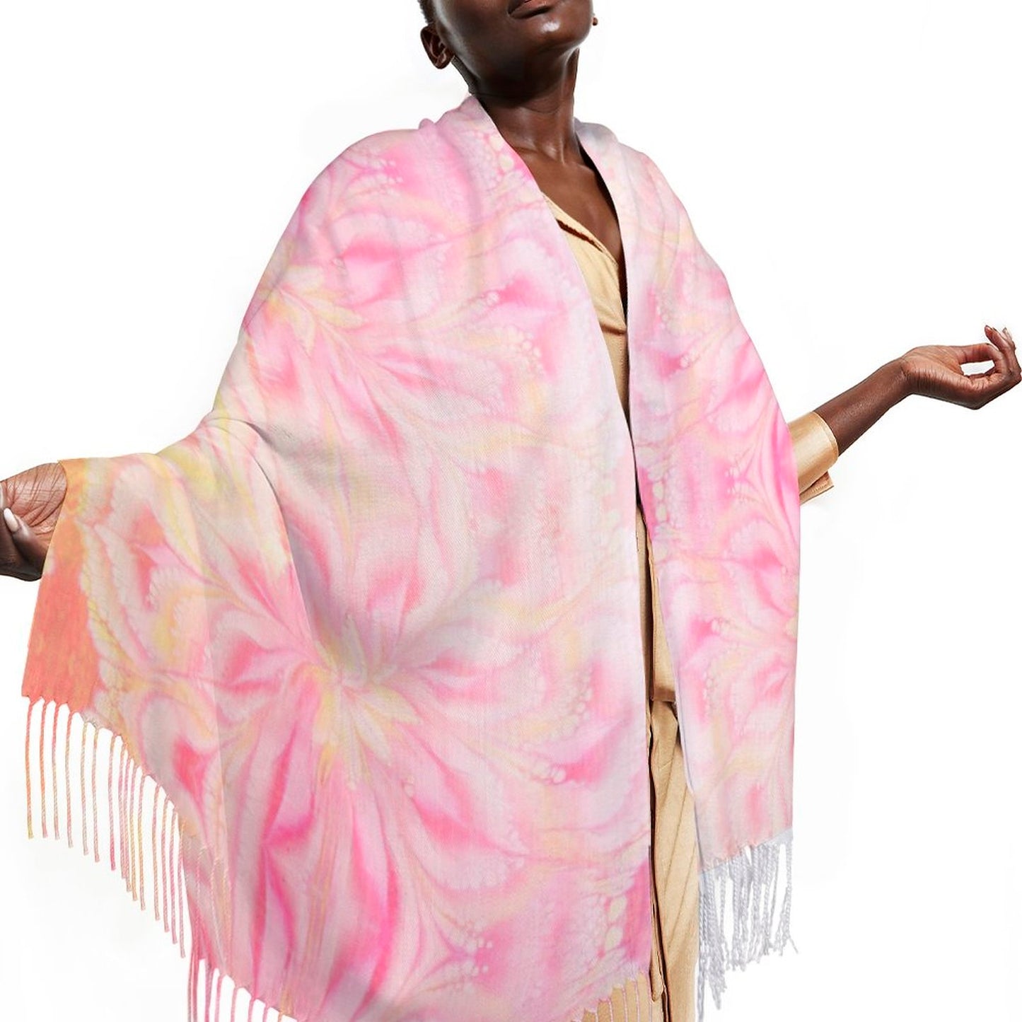 Cashmere-like Tassel Scarf