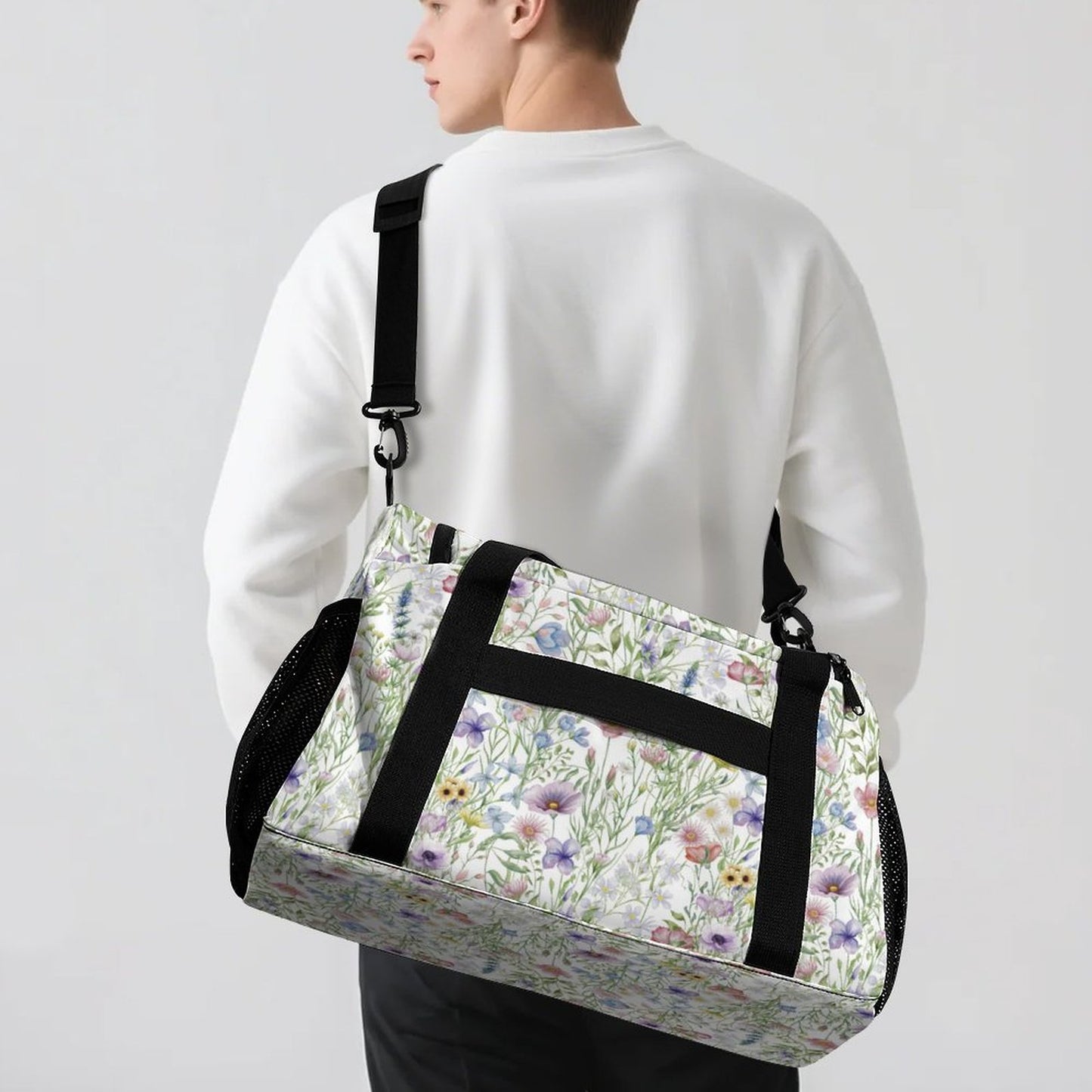 Travel Duffel Bag- Floral