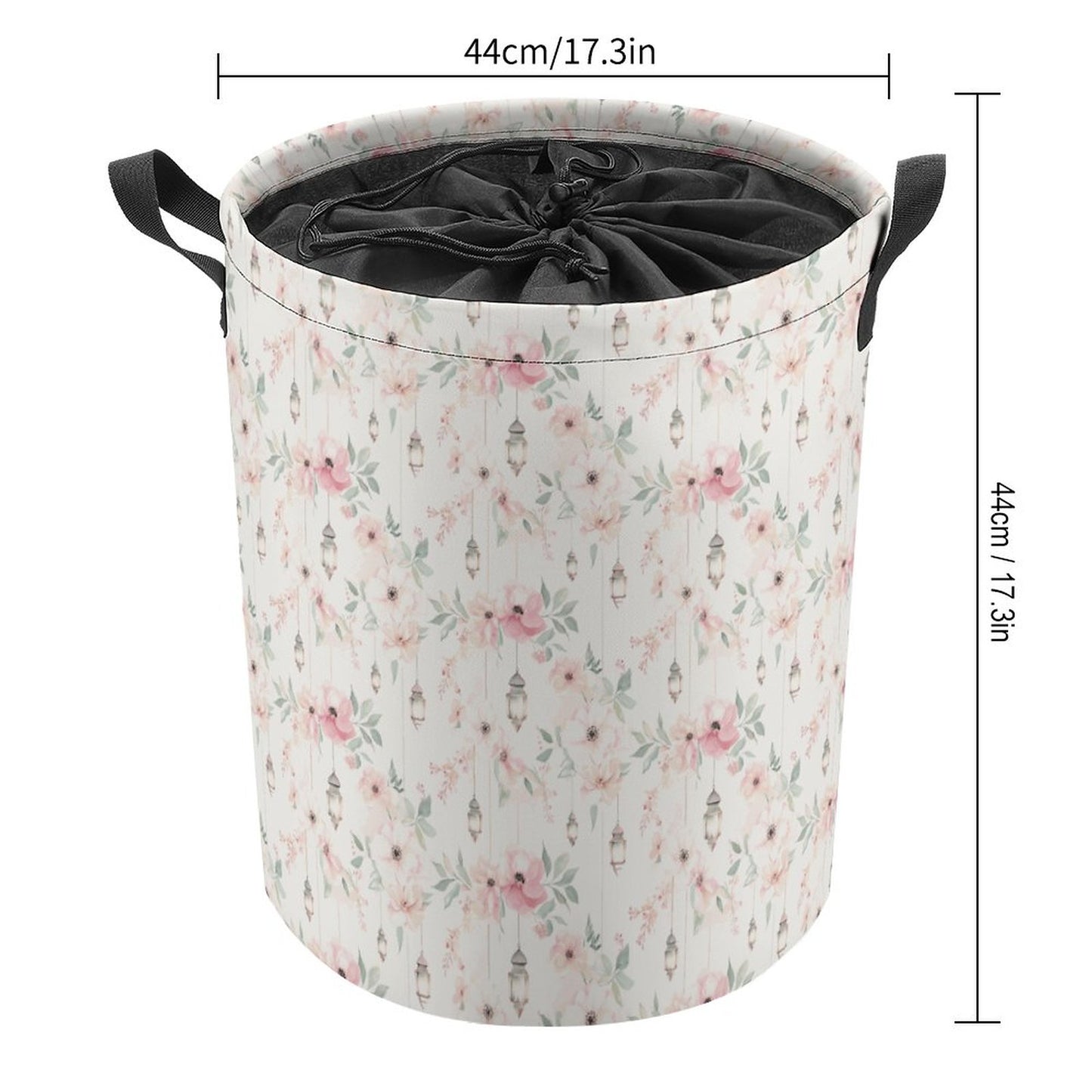 Drawstring collapsible Laundry Basket