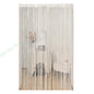 G5AB Simple Silver Window Curtain Permanent Polyester Net Insect Blocking Contemporary Fashion