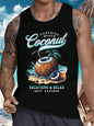 Summer New Casual 3D Printed Men's Sleeveless T-Shirt Hawaiian Style Men's Fashionable Round Neck Vest Outdoor Beach Men's Vest2