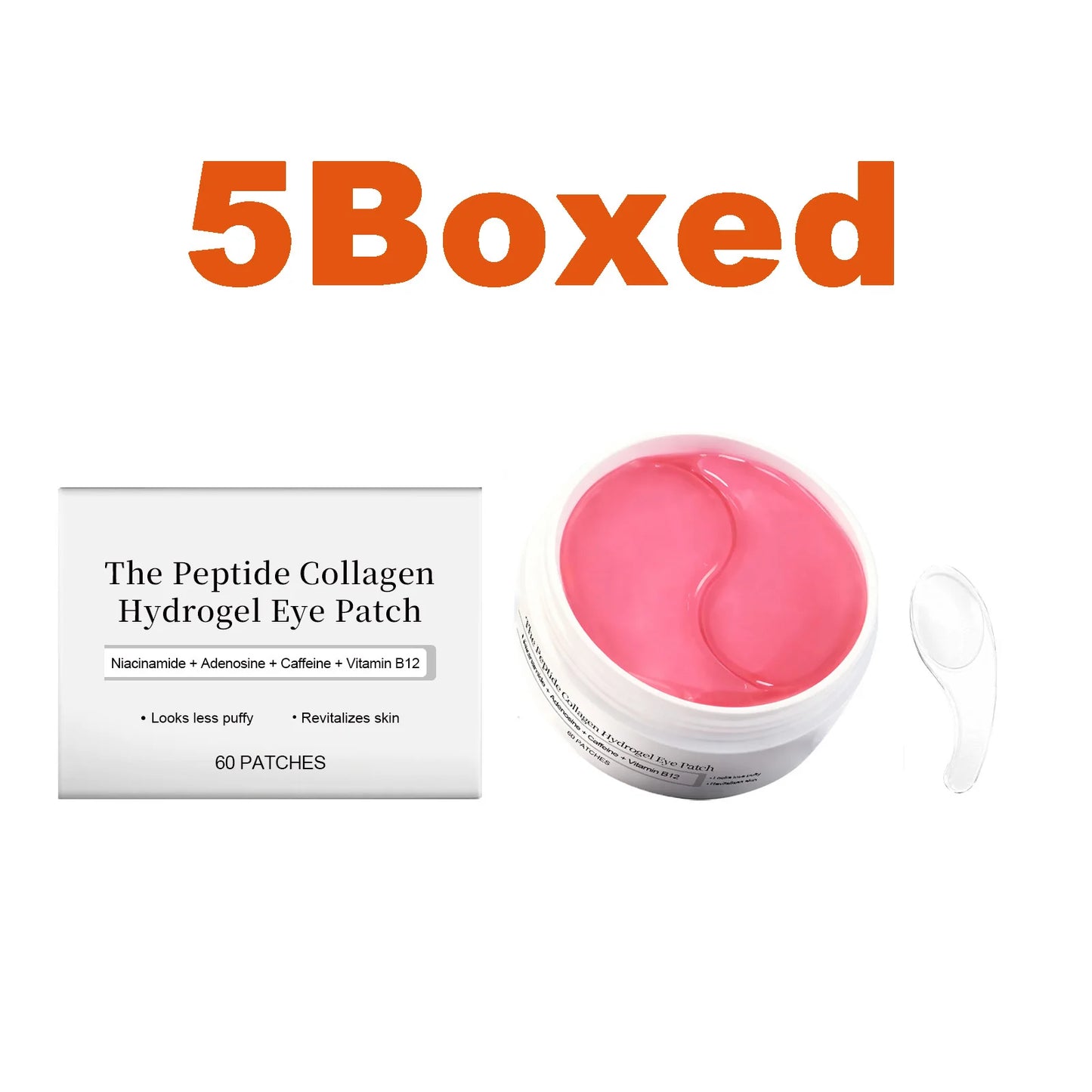 Peptide Collagen Hydrogel Eye Patch Reduce Wrinkles Dark Circles With Copper Peptide Niacinamide Firming Hydrating Gel Eye Pads