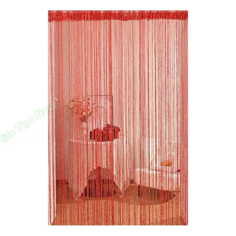 G5AB Simple Silver Window Curtain Permanent Polyester Net Insect Blocking Contemporary Fashion