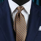 Mens Ties Brown Neckties Business Necktie Zometg Ties Fashion Green Necktie Mens accessories Wedding Ties Mens Gift