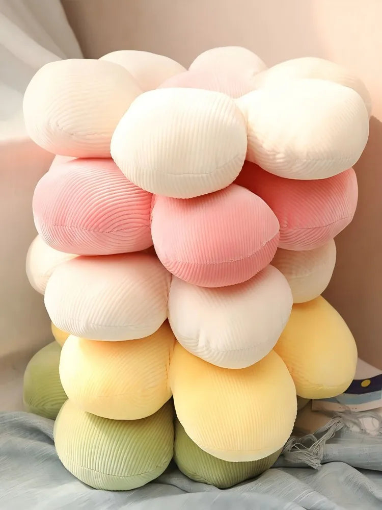 @Daisy Flower Plush Cushion Colorful Petal Throw Pillow Plush Toy Sofa Cushion Home Decoration Office Nap Headrest Pillow Gift