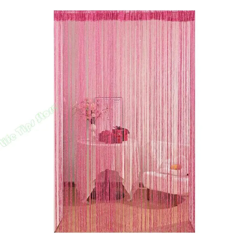 G5AB Simple Silver Window Curtain Permanent Polyester Net Insect Blocking Contemporary Fashion
