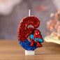 0-9 Superhero SpiderMan Fun Figure Candles Cute Cartoon Pattern Party for Birthday Candle Cake Decoration Children Party Gifts