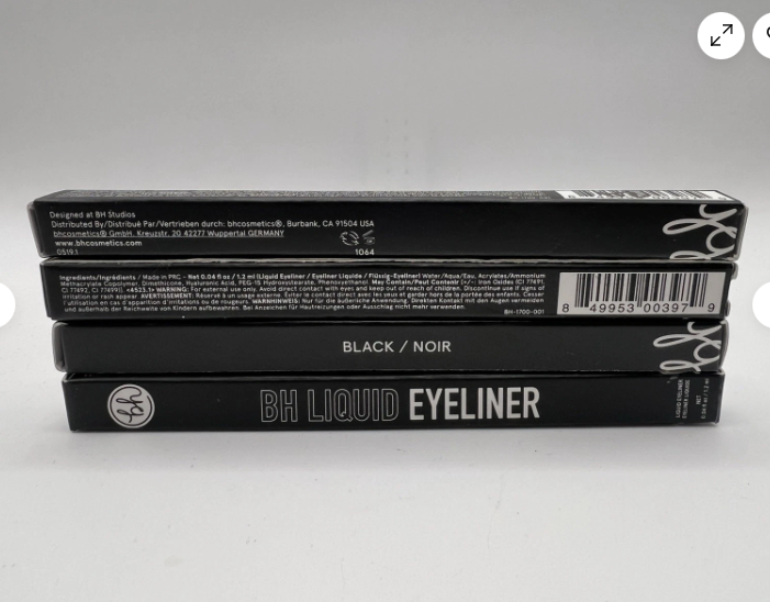 BH Cosmetics Liquid Eye Liner, 0.4 Ounce Black