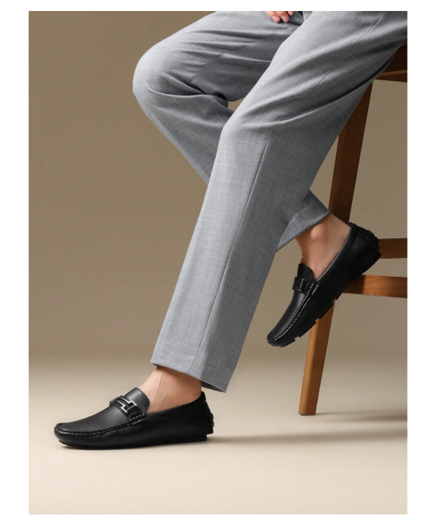 Men's Faux Leather Driving Penny Loafers Boat Shoes – Casual Comfort For Everyday Wear And Stylish Weekend