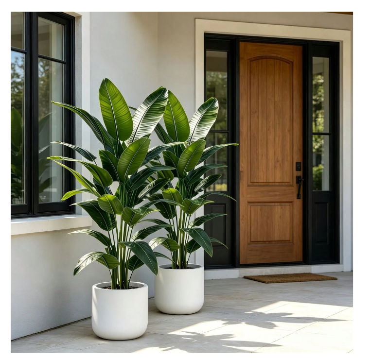 Large Artificial Banana Tree Greenery, Suitable For Indoor Living Room Floor Decoration