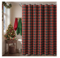 72 X 72 Inch Plaid Shower Curtain