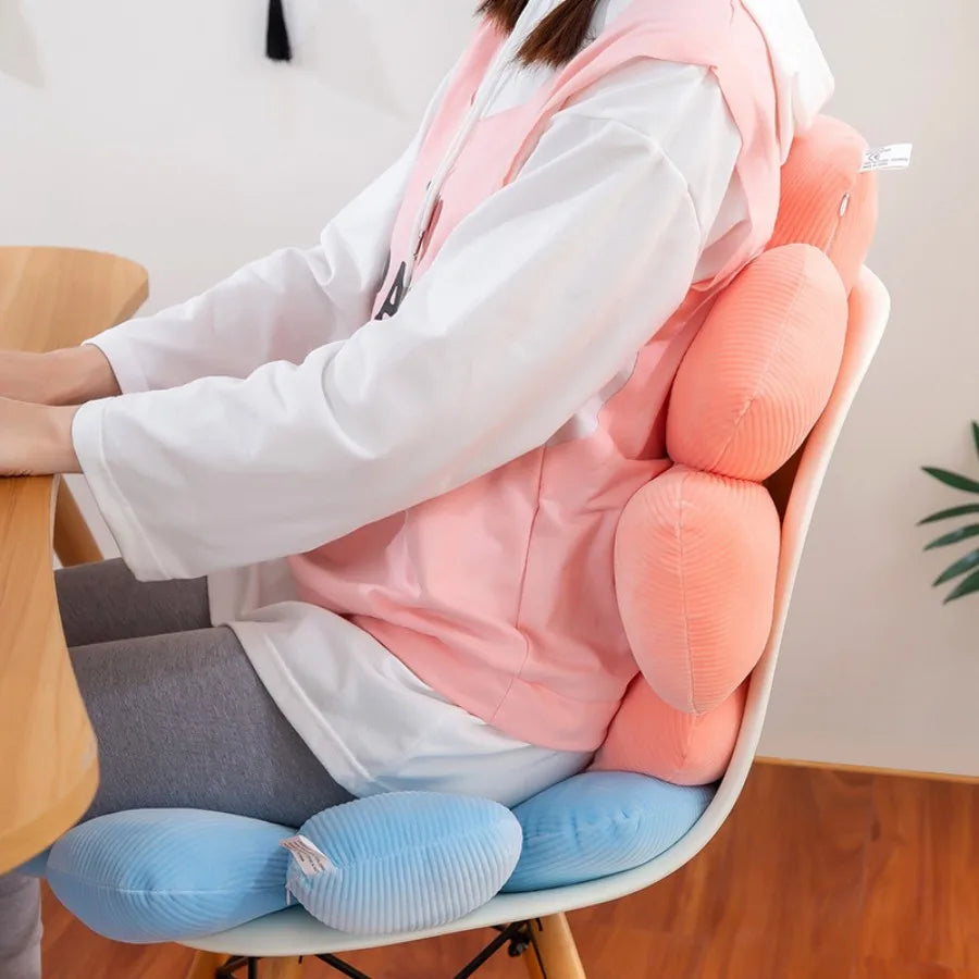 @Daisy Flower Plush Cushion Colorful Petal Throw Pillow Plush Toy Sofa Cushion Home Decoration Office Nap Headrest Pillow Gift