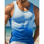 Summer New Casual 3D Printed Men's Sleeveless T-Shirt Hawaiian Style Men's Fashionable Round Neck Vest Outdoor Beach Men's Vest2