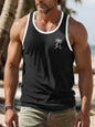 Summer New Casual 3D Printed Men's Sleeveless T-Shirt Hawaiian Style Men's Fashionable Round Neck Vest Outdoor Beach Men's Vest2