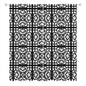 Sheer Curtain Black and White