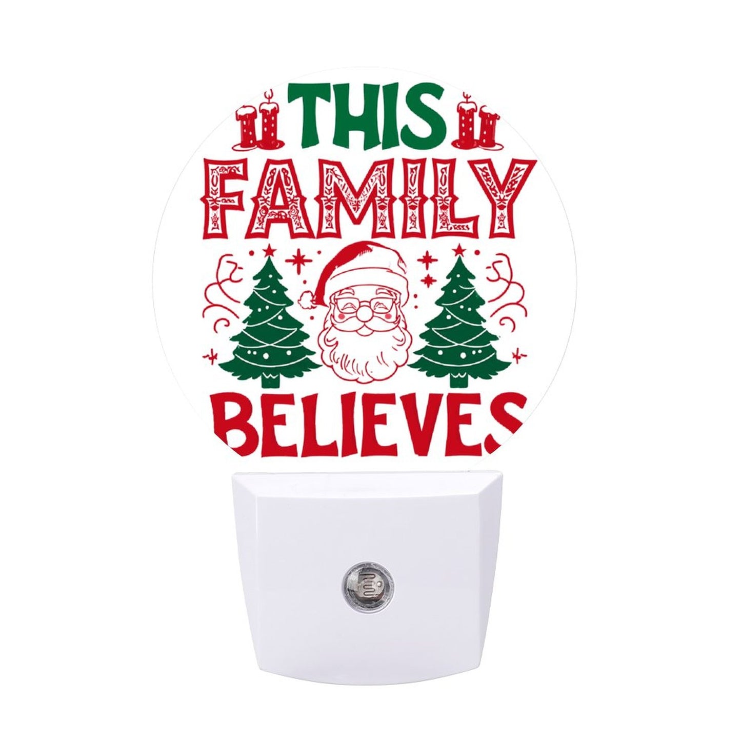 Night Light  4.5"x3"x2"/11.2x7.5x5cm This Family Believes