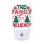Night Light  4.5"x3"x2"/11.2x7.5x5cm This Family Believes