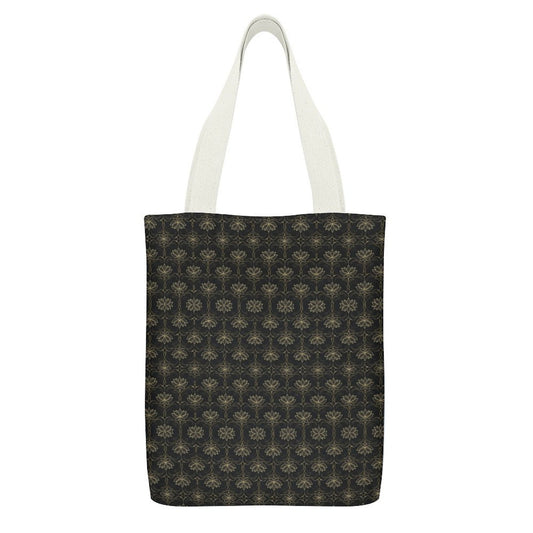 Canvas Material Tote Bags with Interior Pocket