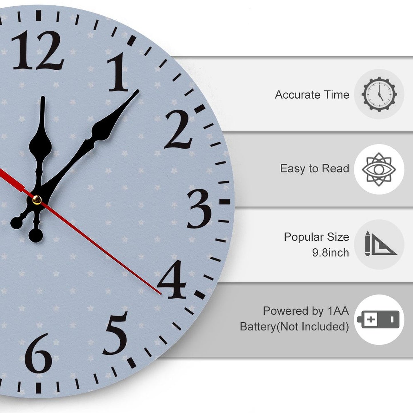 Modern Wooden Wall Clock