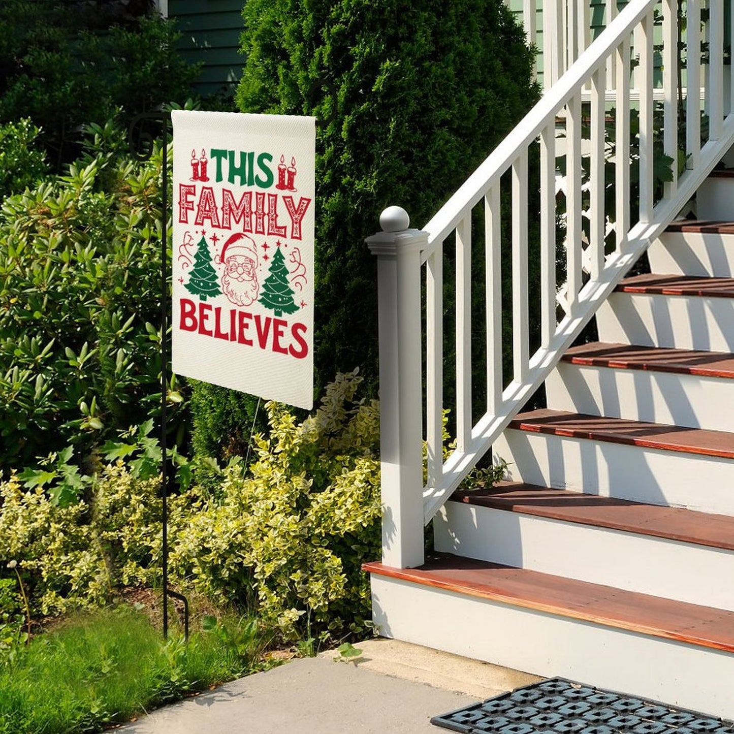 Personalized Flax Garden Flag (Identical Dual-sided Printing)