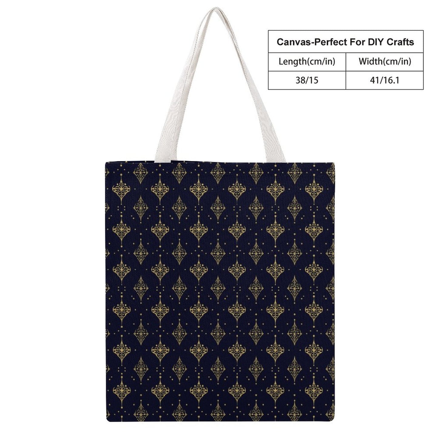Martin Canvas Tote Handbag with Dual-sided Printing