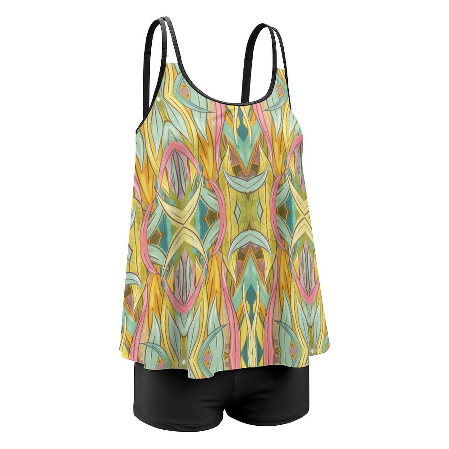 Tankini Two Piece Swimsuit