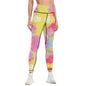 Women Workout Yoga Pants with Lines YJ033 (All-Over Printing)