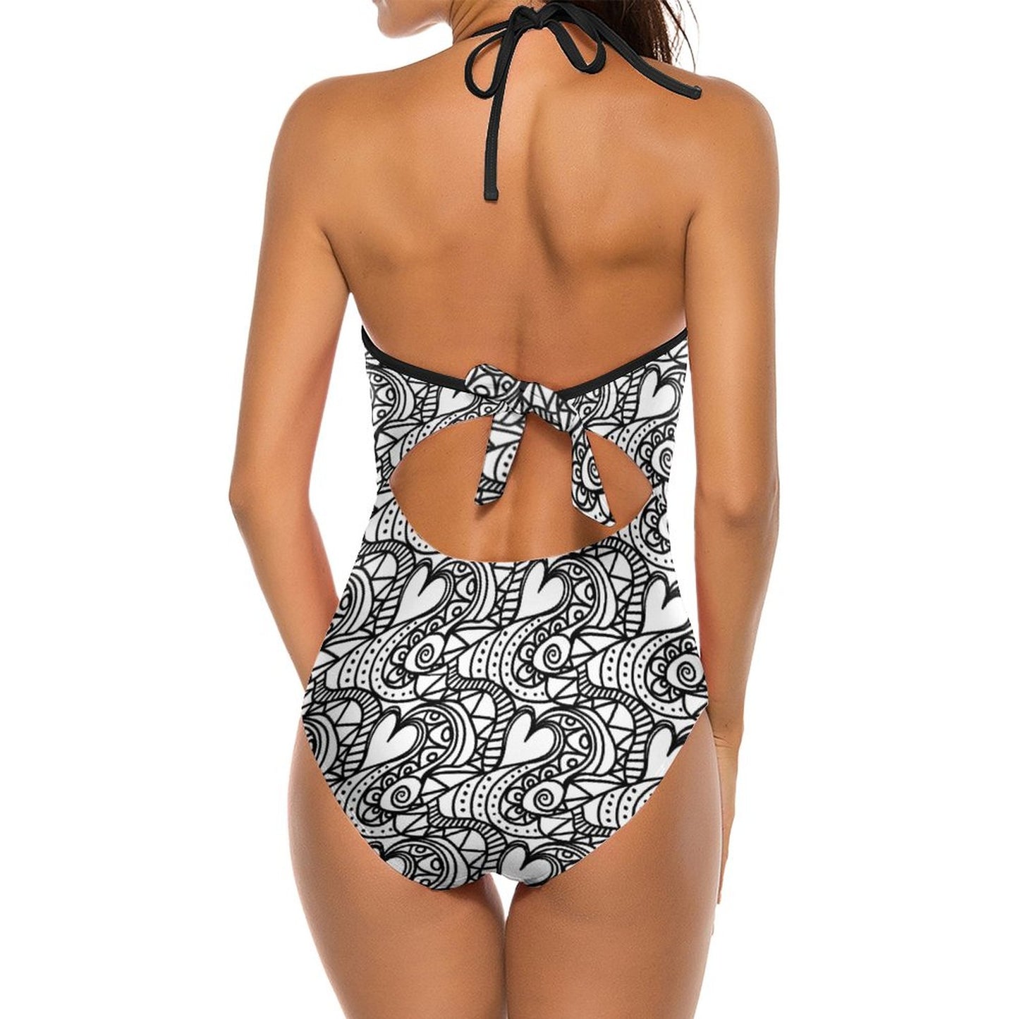 Women's Halter One-Piece Swimsuits