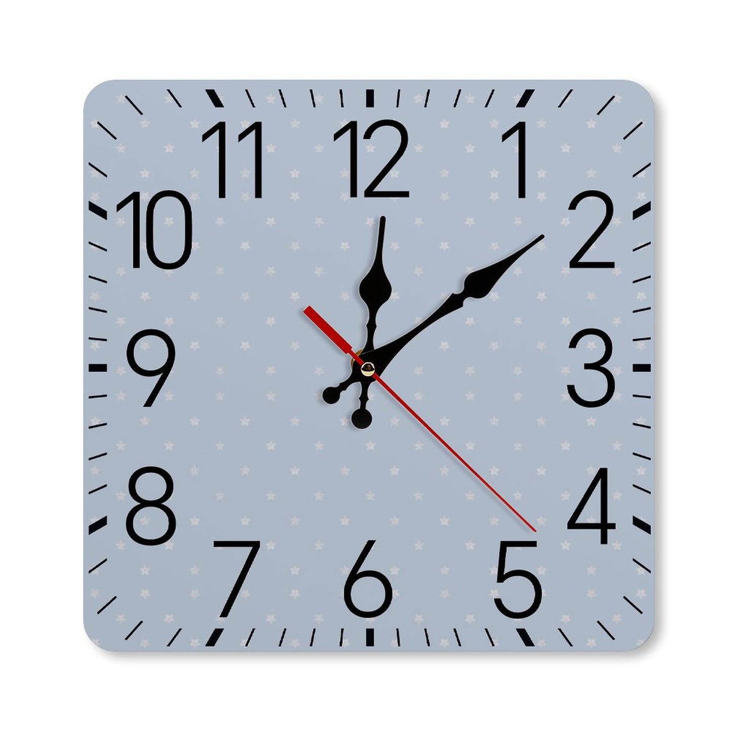 Square Wall Clock-9.8"x9.8"/25x25cm