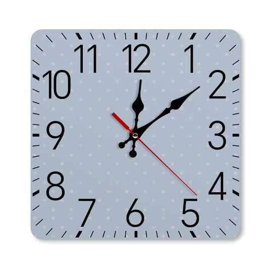 Square Wall Clock-9.8"x9.8"/25x25cm