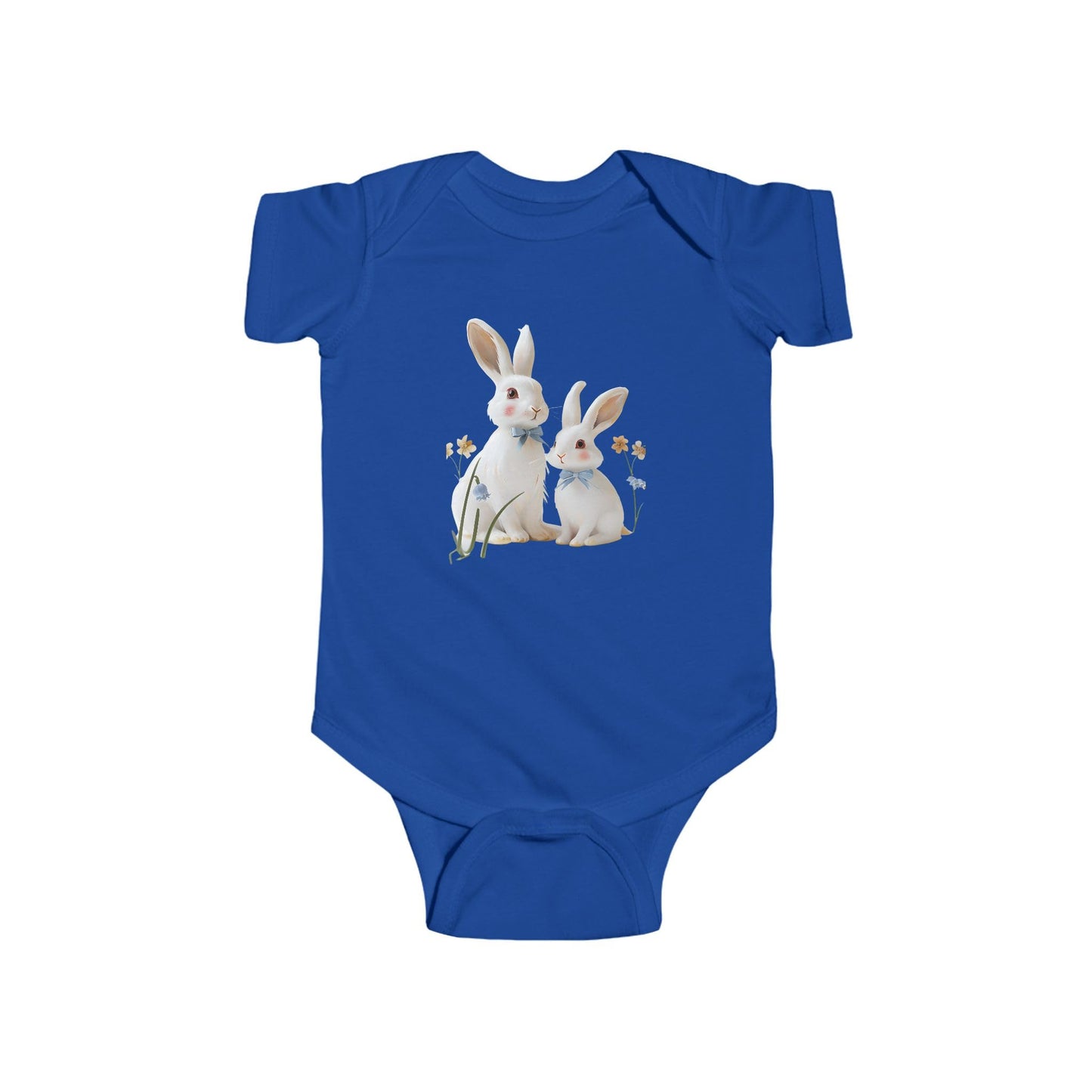 Cute Bunny Infant Bodysuit, Baby Outfit, Spring Gift, Easter Clothing, Newborn Onesie