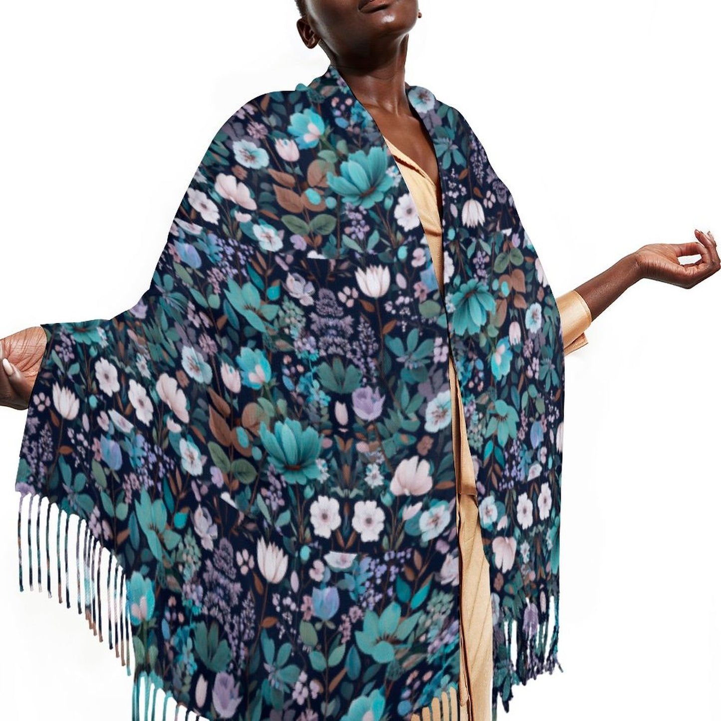 Cashmere-like Tassel Scarf