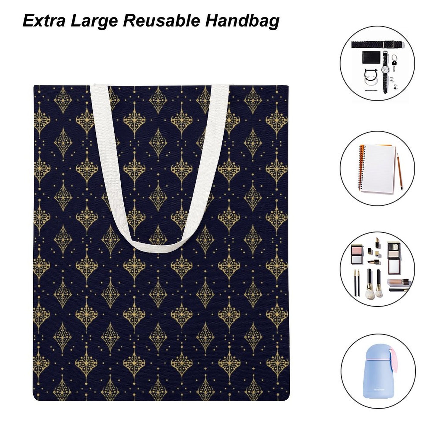 Martin Canvas Tote Handbag-15"x18"/38x46cm (Dual-sided Printing)