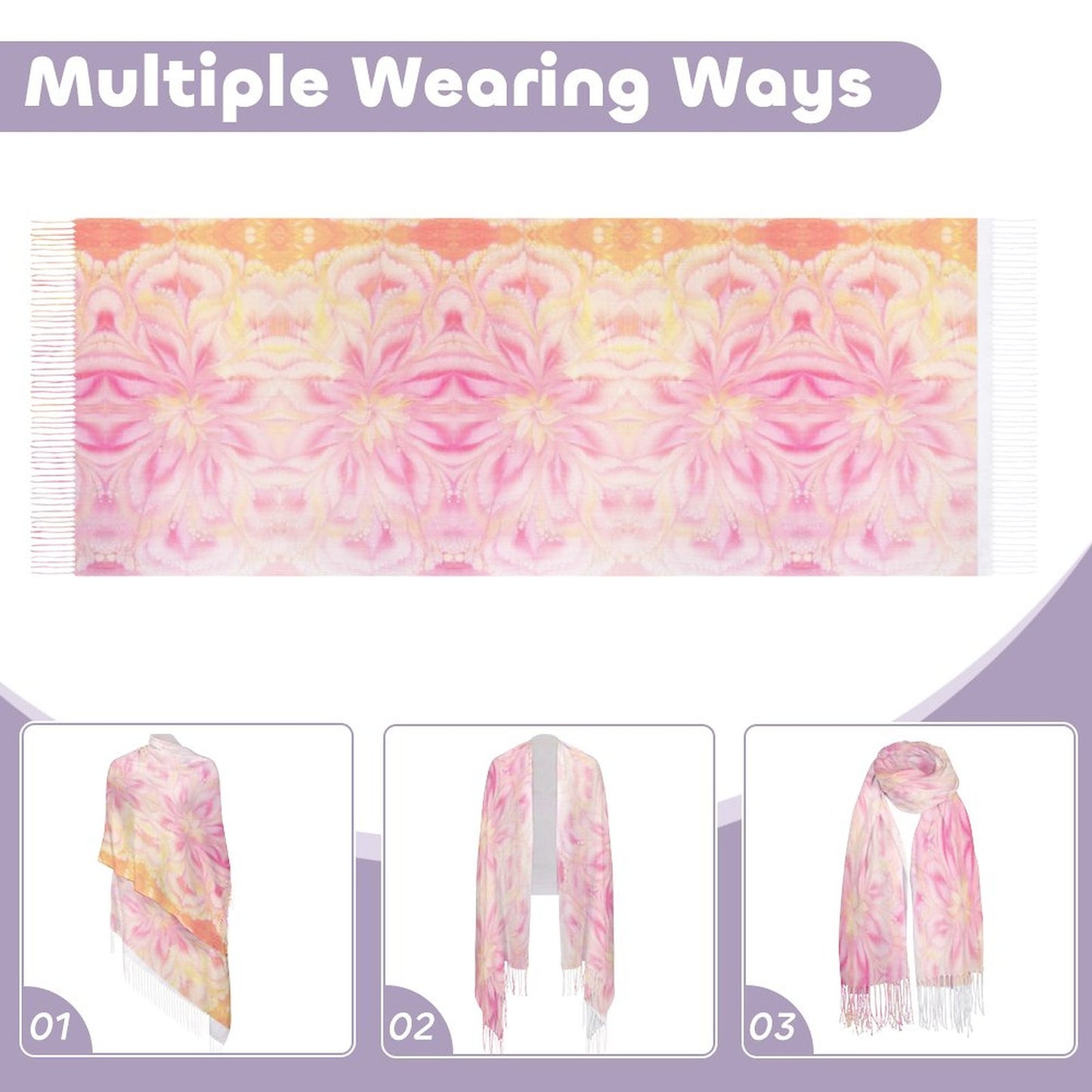 Cashmere-like Tassel Scarf