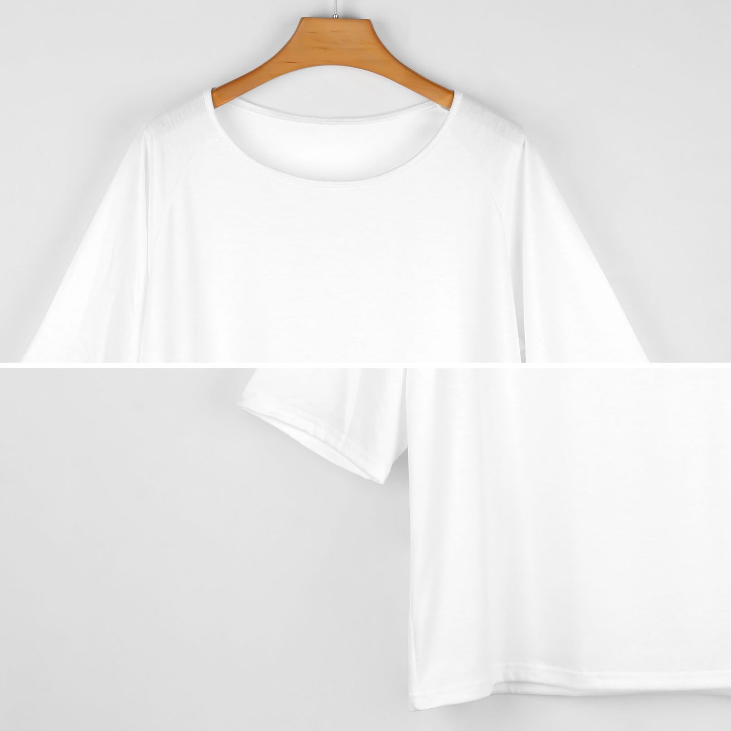 Women’s Off the Shoulder Half-Sleeve T-shirt