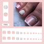Pure desire French diamond flash ins wind sweet and cool hot girl press-on nails and Press-on toenails special fake nail manicure piece Press-on toenails nail｜365nails