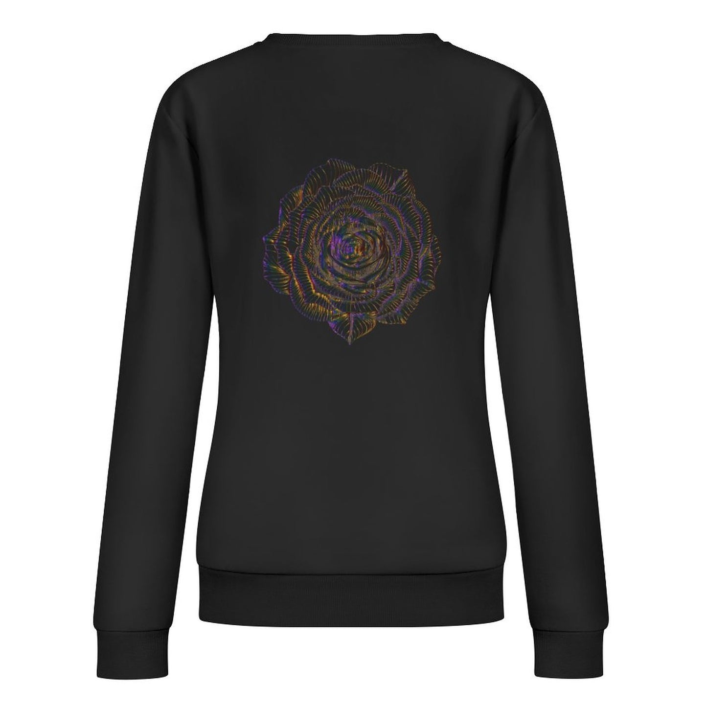 Women's Cute Sweatshirt (Back Printing)