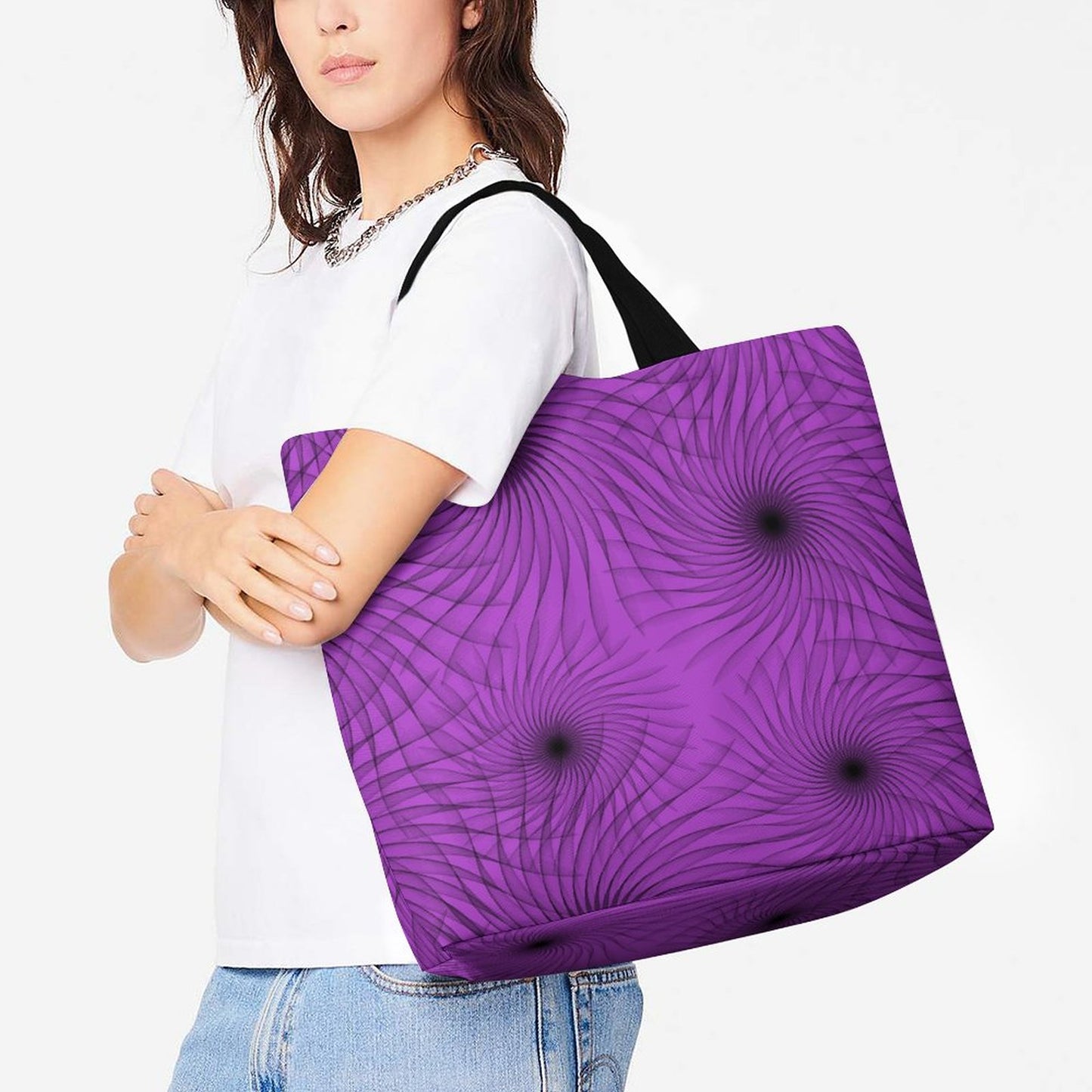 Large One Shoulder Shopping Bag