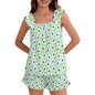 Ruffled Pajama Set