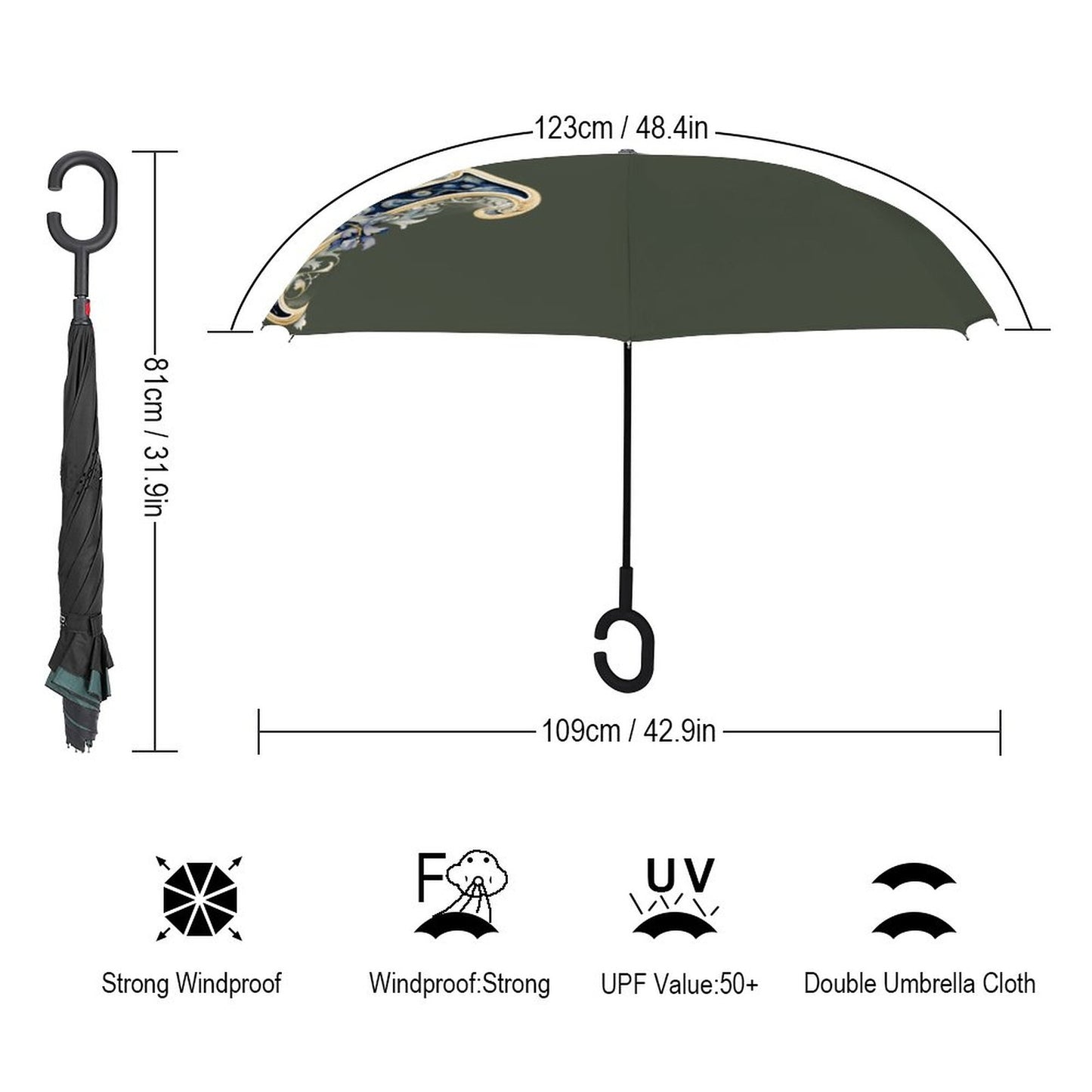 Car Reverse Umbrella