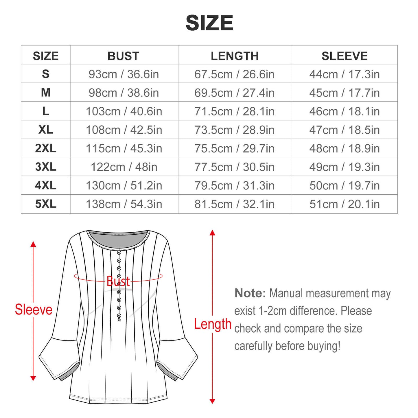 V-neck Women Top with Quarter Sleeve