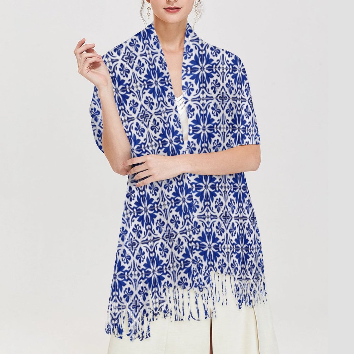 Cashmere-like Tassel Scarf