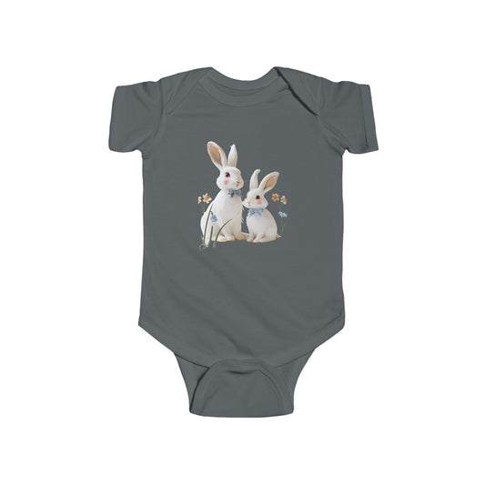 Cute Bunny Infant Bodysuit, Baby Outfit, Spring Gift, Easter Clothing, Newborn Onesie