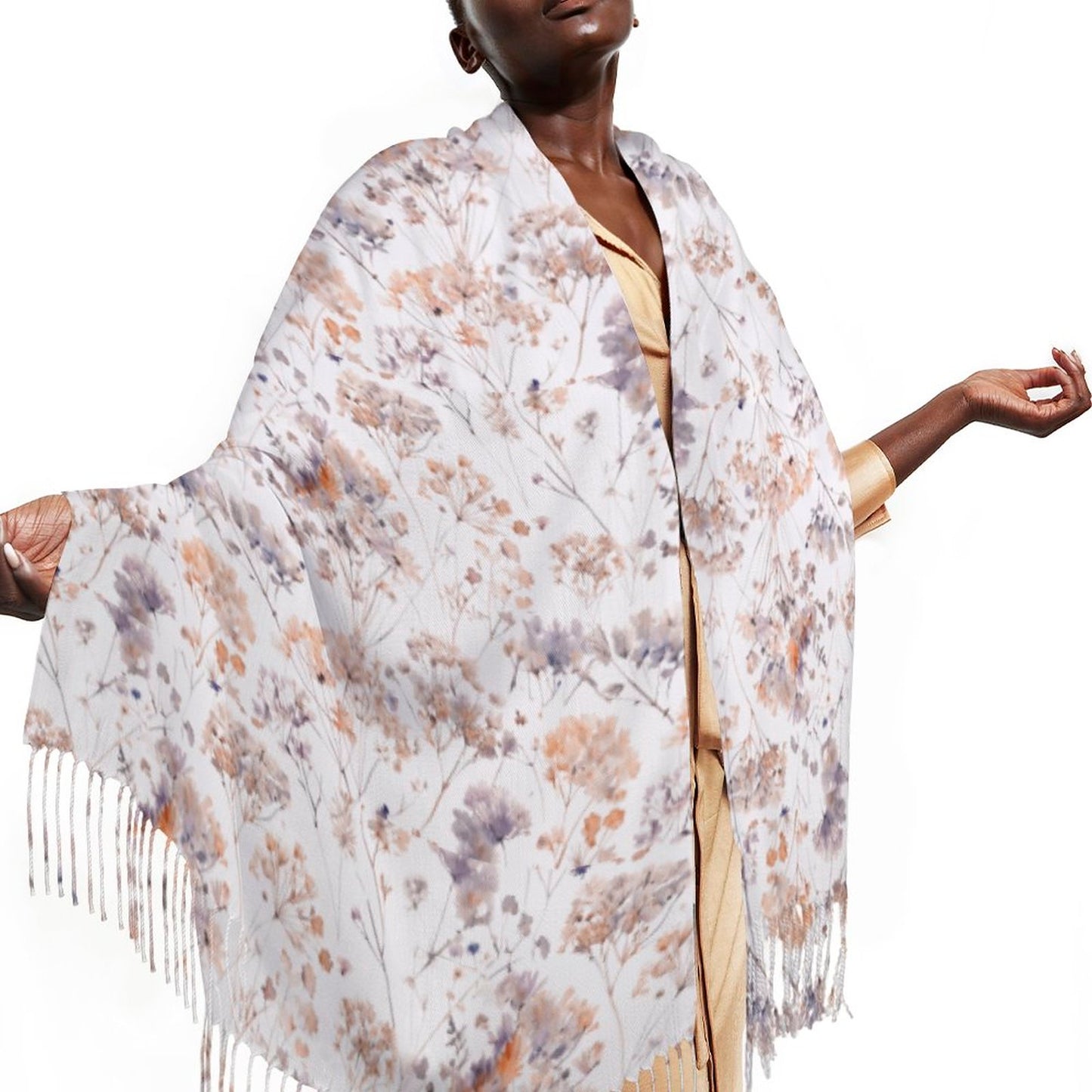 Cashmere-like Tassel Scarf