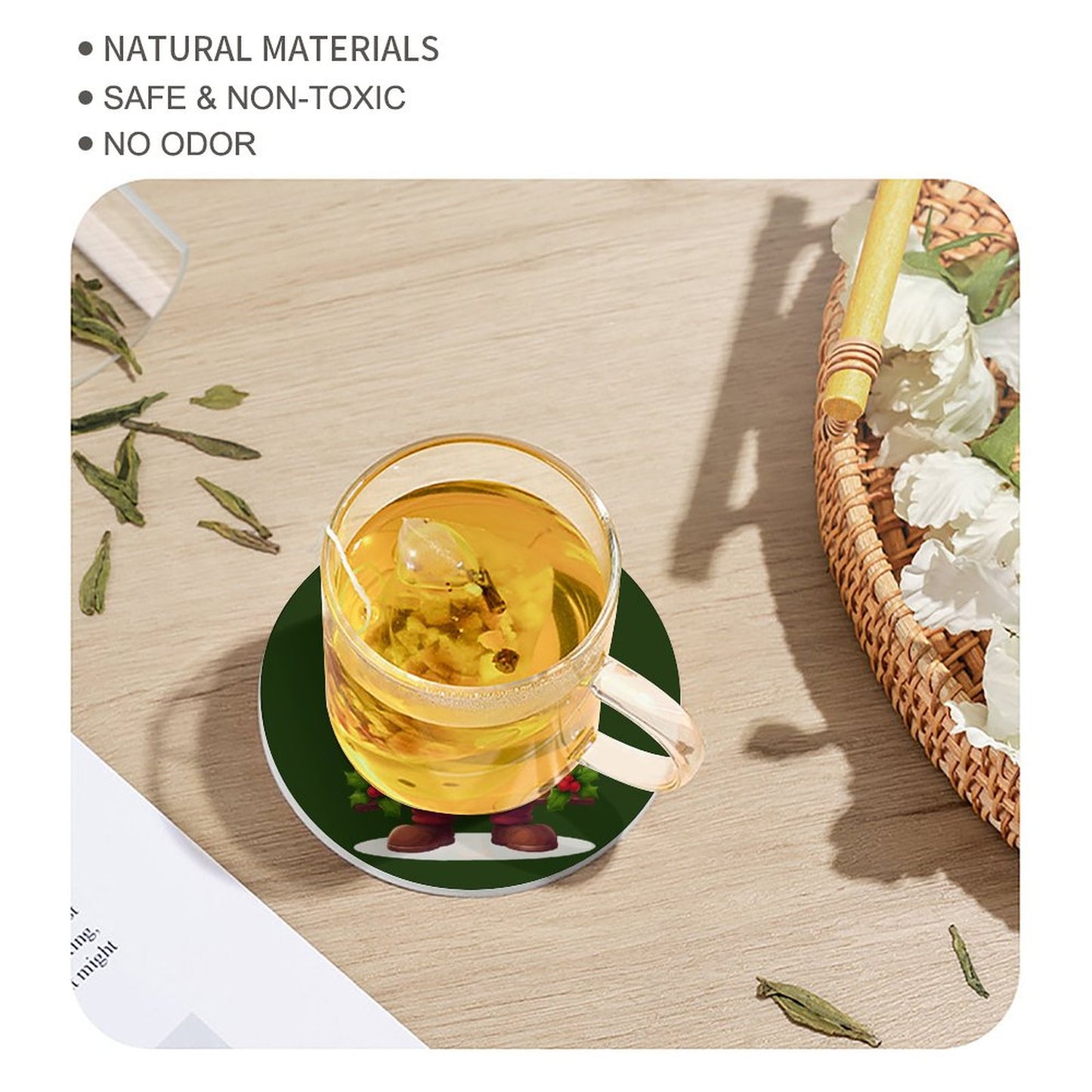 Round Ceramic Coaster