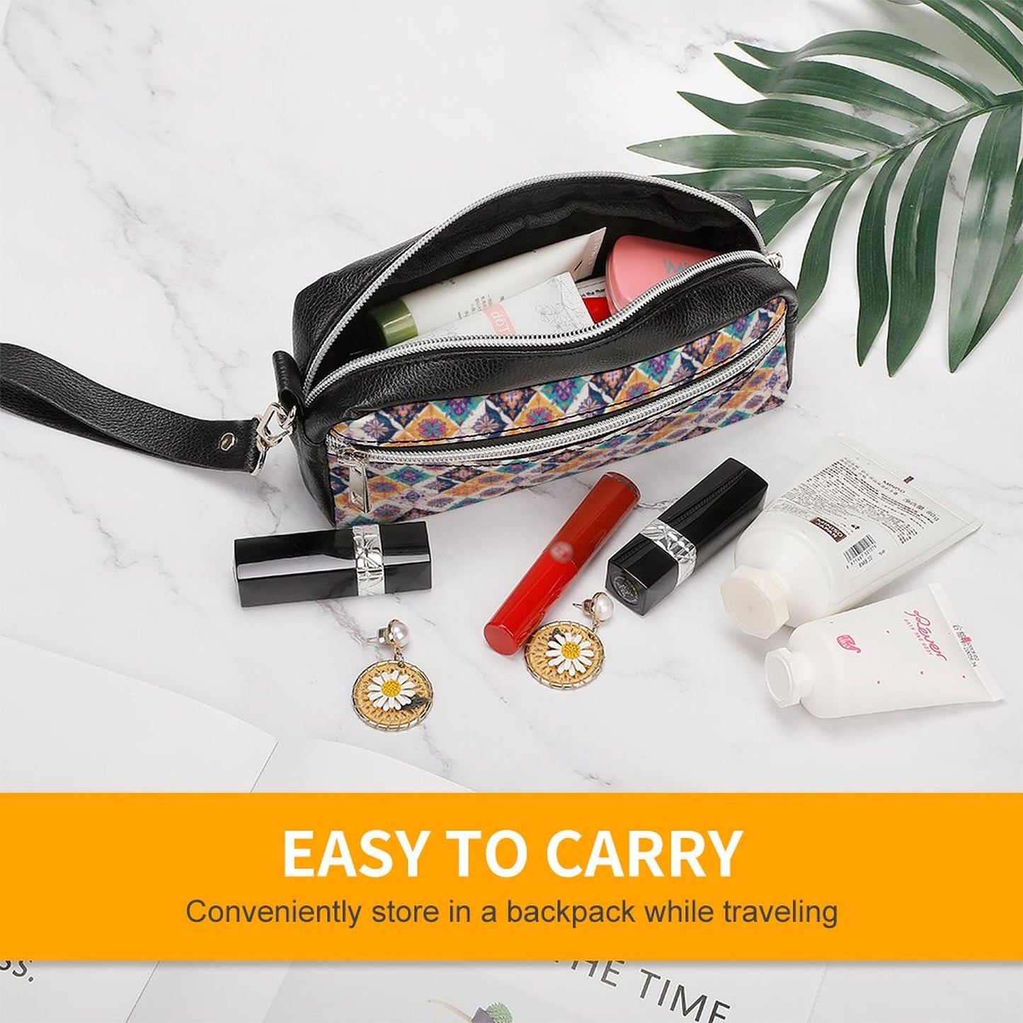 Versatile Cosmetic Bag & Pencil Case Pouch