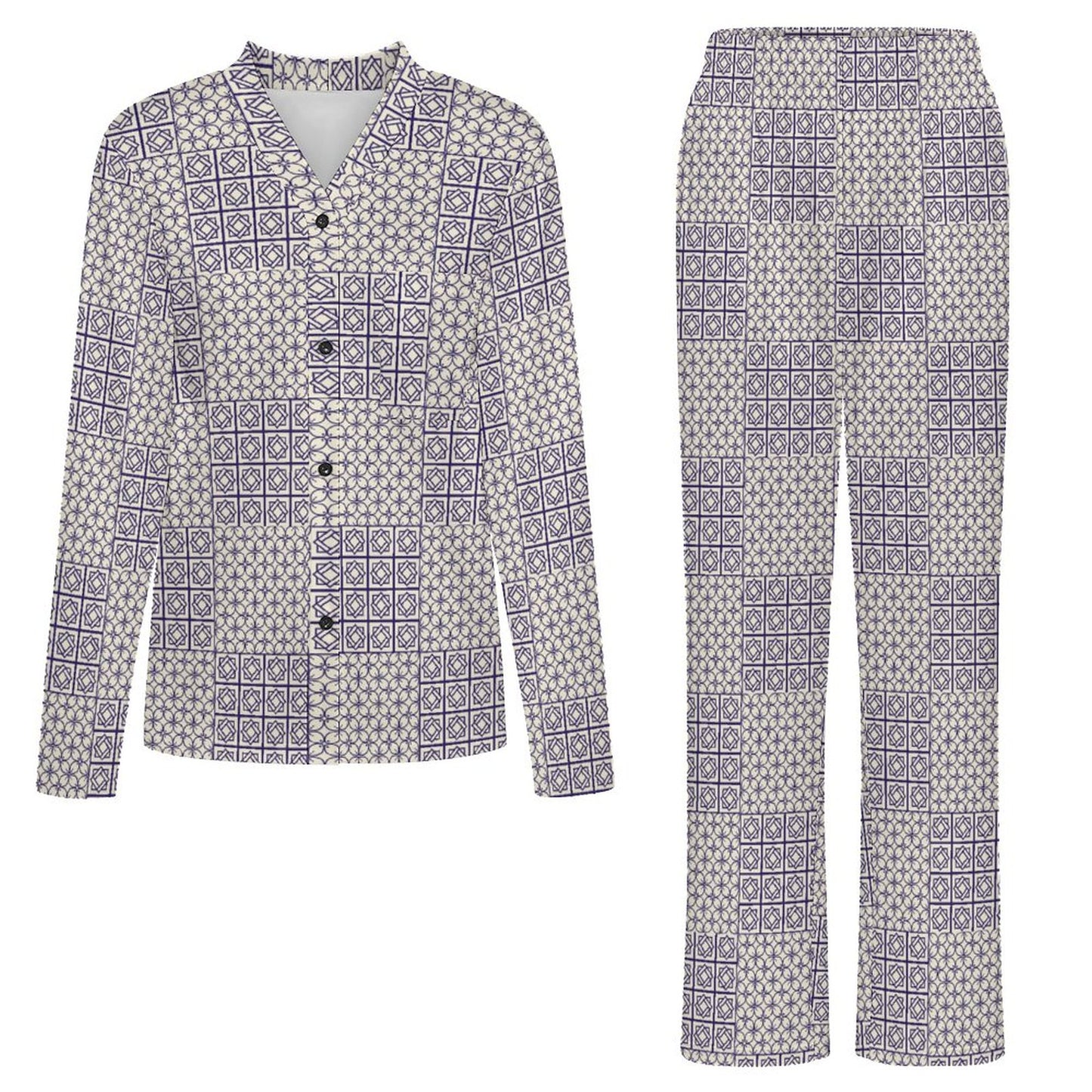 Comfy Women's V-Neck Pajama Set