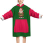 Merry Christmas Wearable Sweater Blanket Oversize