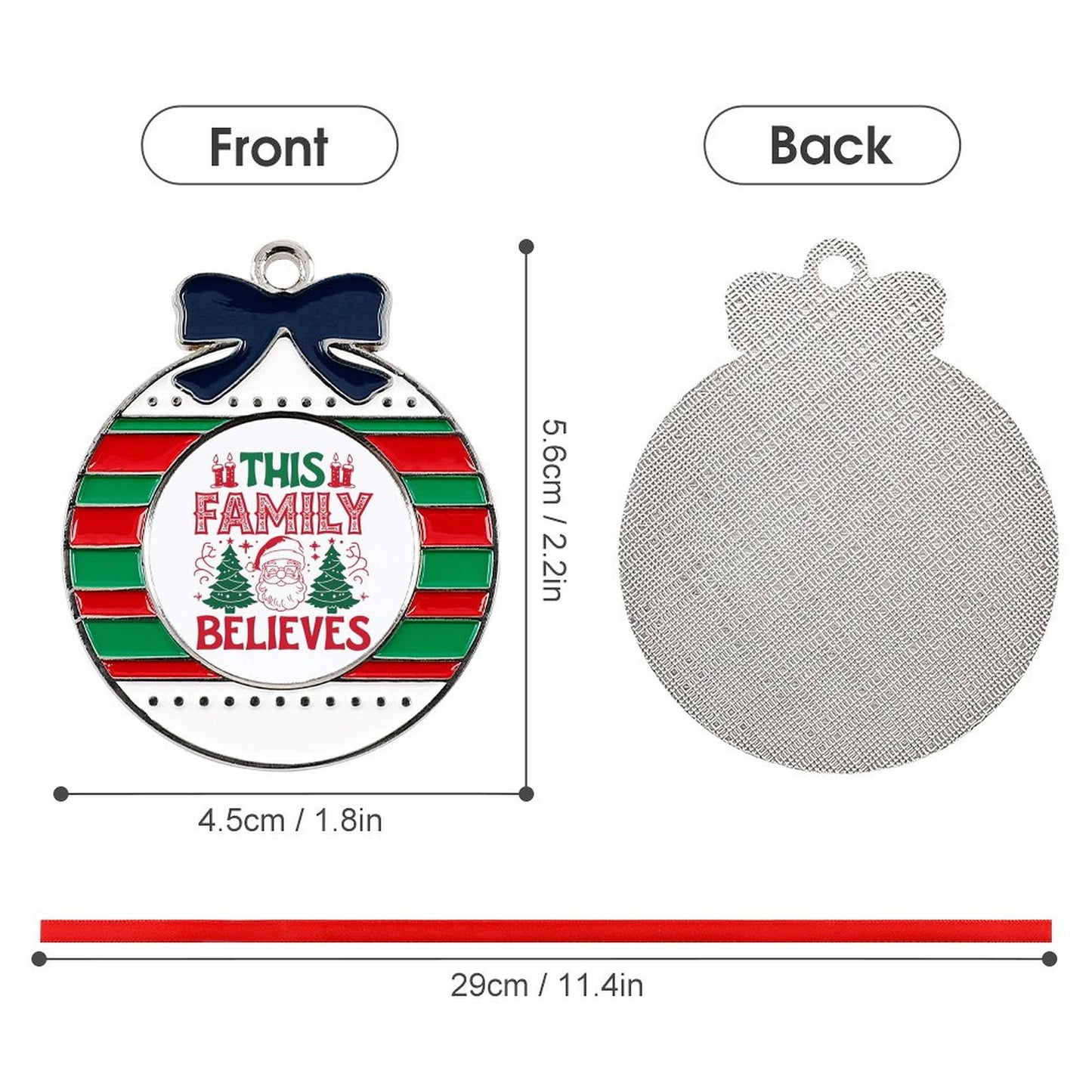 Alloy Christmas Pendant