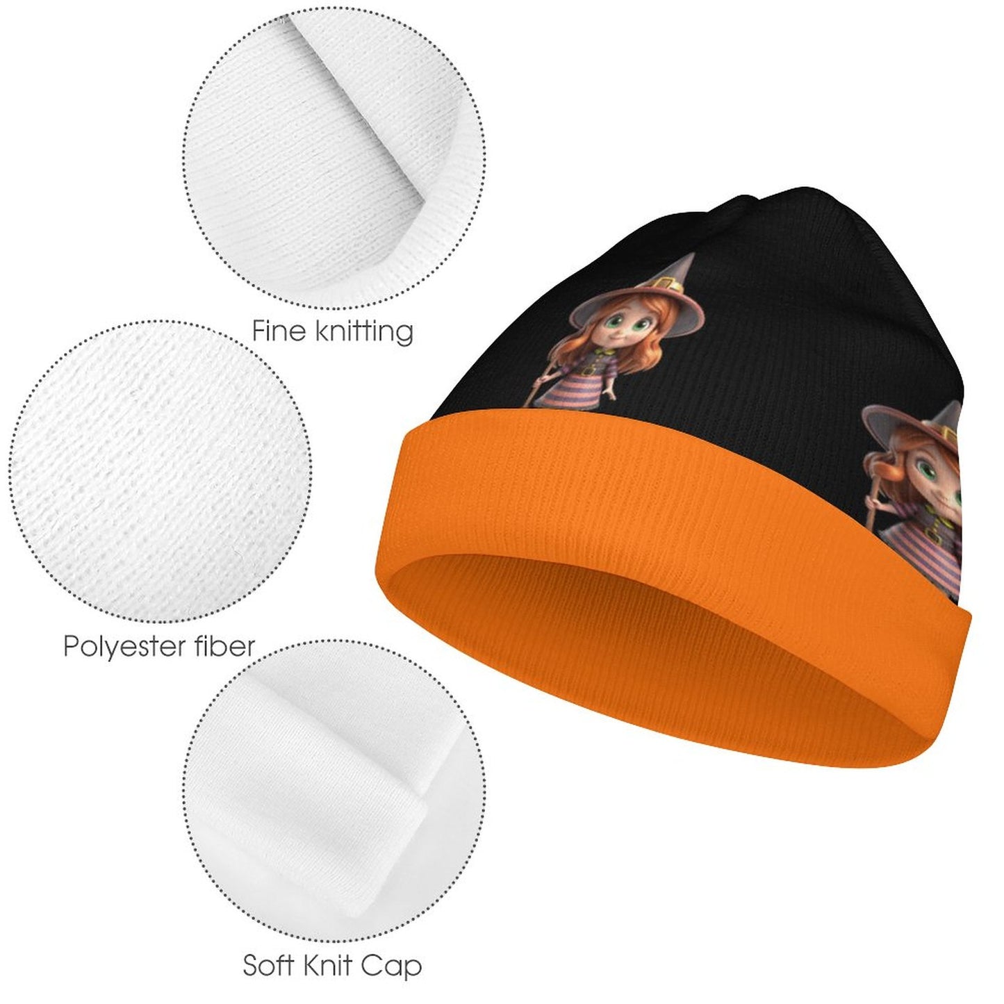 Children's Knit Beanie Halloween